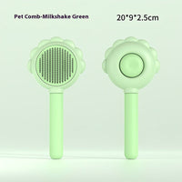 HKM-688851 2-in-1 Self-Cleaning Dog and Cat Brush with Spray Feature for Effortless Grooming and Hair Removal