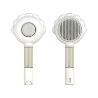 HKM-688851 2-in-1 Self-Cleaning Dog and Cat Brush with Spray Feature for Effortless Grooming and Hair Removal