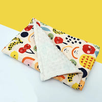 HKM-688851 Flamingo Print Fleece Baby Blanket for Newborns – Soft Flannel and Foam Fleece Stroller Wrap, 75x120cm