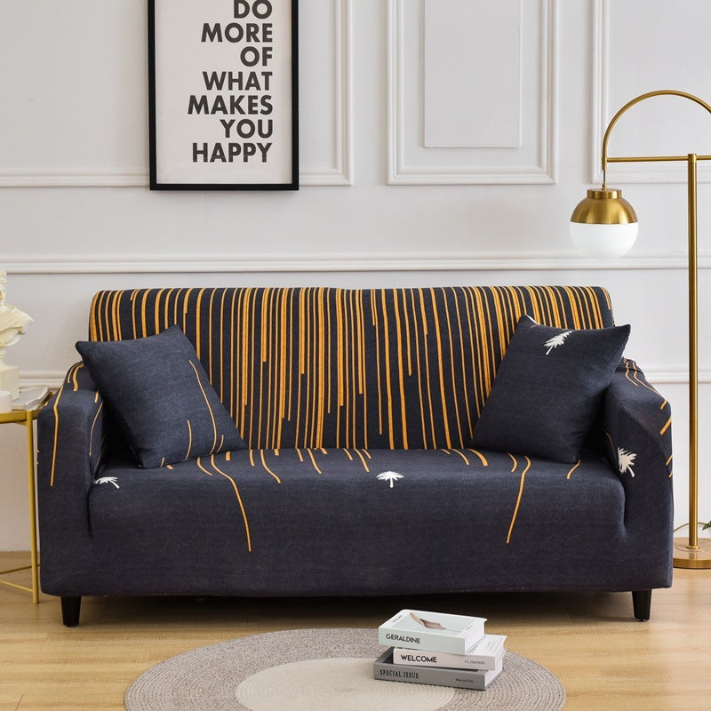 HKM-688915 Full Stretch Knitted Sofa Cover for Leather and Fabric Sofas – Fits 1 to 4 Seat Sizes