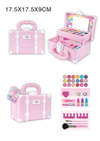 HKM-689043 Girls Real Makeup Kit for Kids - Fun and Creative Playset for Ages 2 to 13