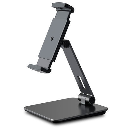 HKM-689299 Adjustable Aluminum Alloy Phone and Tablet Stand, Foldable and Portable for 4-14 Inch Devices