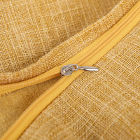 HKM-689299 Solid Color Linen Sofa Pillowcase with PP Cotton Filling - Modern Simple Design