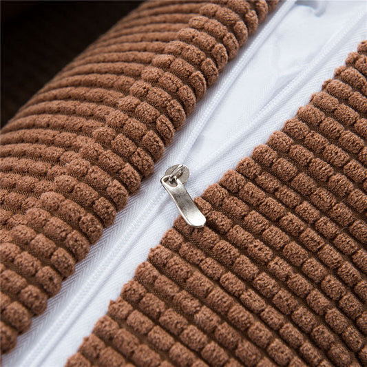 HKM-689363 Plush Lumbar Support Backrest Pillow for Living Room Sofa and Bed