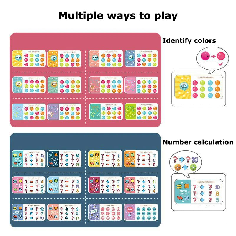 HKM-689811 Educational Ball Track Game for Kids with Sound and Light Features - Ideal Math Learning Toy for Ages 2-4