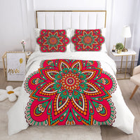 HKM-690003 3D Geometric Pattern Duvet Cover Bedding Set in Polyester Fiber for Twin to King Size Beds