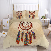 HKM-690003 3D Geometric Pattern Duvet Cover Bedding Set in Polyester Fiber for Twin to King Size Beds