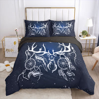 HKM-690003 3D Geometric Pattern Duvet Cover Bedding Set in Polyester Fiber for Twin to King Size Beds