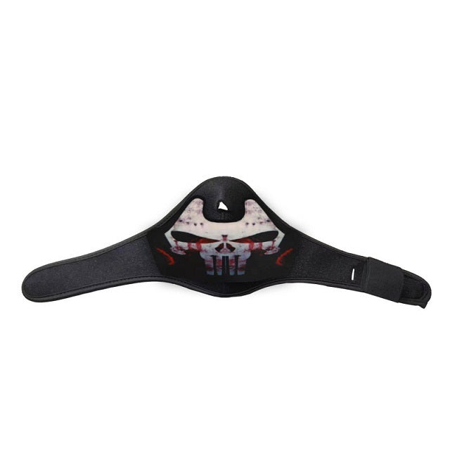 HKM-690195 Luminous Cotton Face Mask - Battery Powered - 26x20x3cm - Lightweight Design