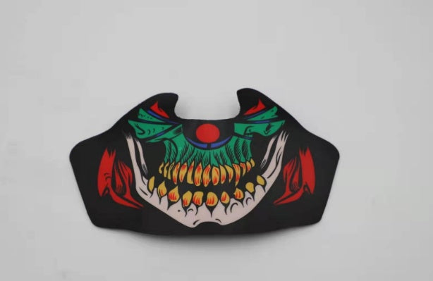 HKM-690195 Luminous Cotton Face Mask - Battery Powered - 26x20x3cm - Lightweight Design