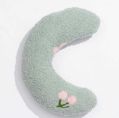 HKM-690515 U-Shaped Plush Pillow for Cats and Dogs, Cervical Spine Support in Various Patterns