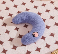 HKM-690515 U-Shaped Plush Pillow for Cats and Dogs, Cervical Spine Support in Various Patterns
