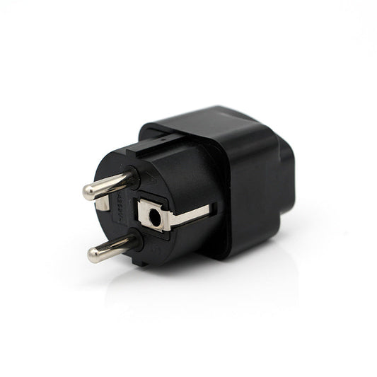 HKM-690579 European Standard Travel Power Socket - Multi-Purpose Plug for Adapting Devices (6A, 600W)