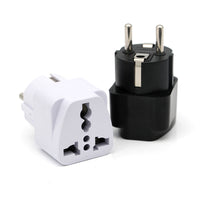 HKM-690579 European Standard Travel Power Socket - Multi-Purpose Plug for Adapting Devices (6A, 600W)