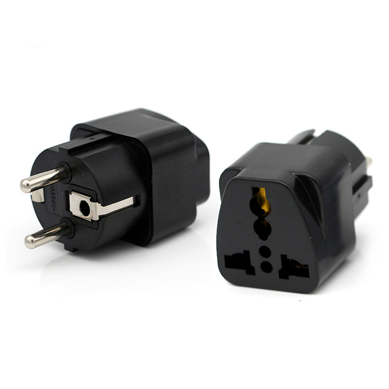HKM-690579 European Standard Travel Power Socket - Multi-Purpose Plug for Adapting Devices (6A, 600W)