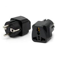 HKM-690579 European Standard Travel Power Socket - Multi-Purpose Plug for Adapting Devices (6A, 600W)