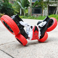 HKM-690643 4WD 2.4GHz Radio Control Stunt Car with 360 Degree Spins and Flips, Double-Sided High Speed, Off-Road Drift Vehicle