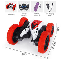 HKM-690643 4WD 2.4GHz Radio Control Stunt Car with 360 Degree Spins and Flips, Double-Sided High Speed, Off-Road Drift Vehicle