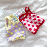HKM-690835 Summer Cat and Dog Sling Vest in Purple and Pink, Breathable Design for Pet Comfort