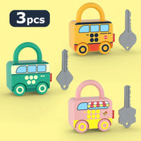 HKM-690963 Montessori Digital Learning Lock: Educational Math Matching Toy for Preschoolers