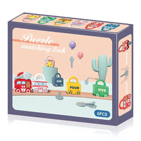 HKM-690963 Montessori Digital Learning Lock: Educational Math Matching Toy for Preschoolers