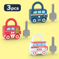 HKM-690963 Montessori Digital Learning Lock: Educational Math Matching Toy for Preschoolers