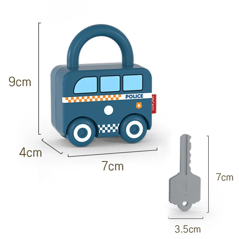 HKM-690963 Montessori Digital Learning Lock: Educational Math Matching Toy for Preschoolers