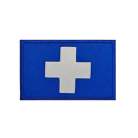 HKM-691155 Reflective Embroidered Medical First Aid Patch with Velcro Attachment