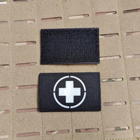 HKM-691155 Reflective Embroidered Medical First Aid Patch with Velcro Attachment