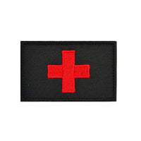 HKM-691155 Reflective Embroidered Medical First Aid Patch with Velcro Attachment