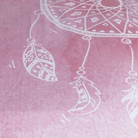 HKM-691219 Pink Dream Catcher Four-Piece Bedding Set in Twin, Full, Queen, King, and Australian Sizes