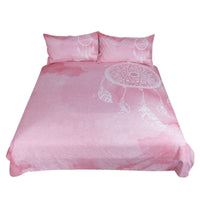 HKM-691219 Pink Dream Catcher Four-Piece Bedding Set in Twin, Full, Queen, King, and Australian Sizes