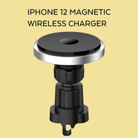 HKM-691283 Magnetic Wireless Charger for iPhone 12 - Compatible, Fast Charging, Aluminum Alloy, Multiple Color Options