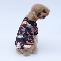 HKM-691411 Camouflage Fleece Sweater for Dogs - Comfortable Cotton Fabric in Army Green, Black, and Tide Green