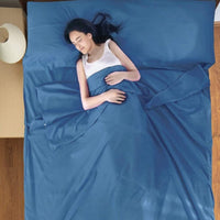 HKM-691539 Lightweight Pure Cotton Travel Quilt Cover in Solid Colors