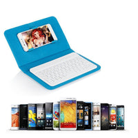 HKM-691603 Bluetooth Keyboard Holster for Mobile Phones with Stand Function, Compatible with 4.5-6.8 inch Screens, Eco-Friendly Design