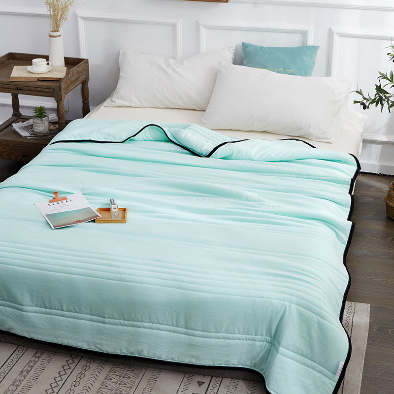 HKM-691603 Summer Cooling Quilt – Breathable Polyester Fiber Air-Conditioning Blanket in Multiple Sizes