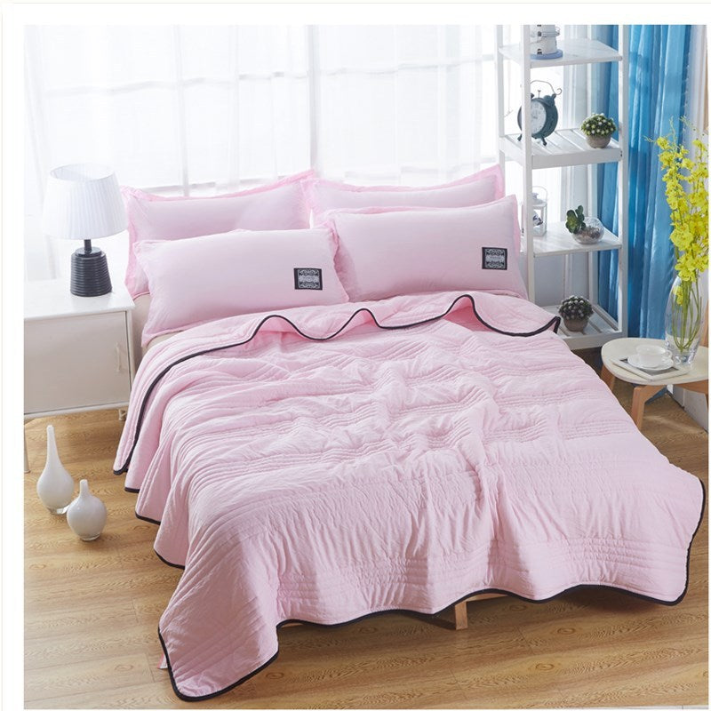HKM-691603 Summer Cooling Quilt – Breathable Polyester Fiber Air-Conditioning Blanket in Multiple Sizes