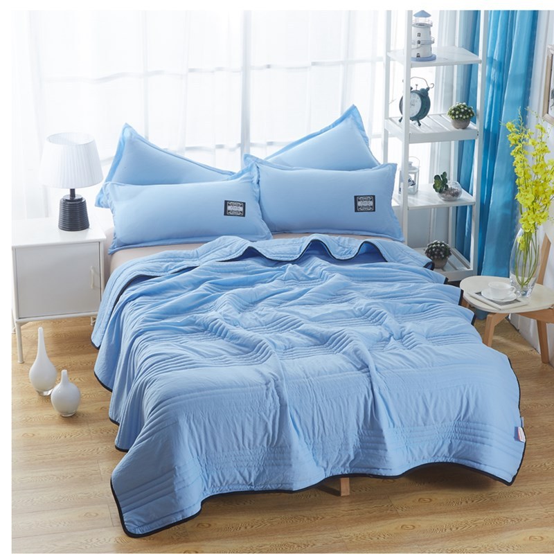 HKM-691603 Summer Cooling Quilt – Breathable Polyester Fiber Air-Conditioning Blanket in Multiple Sizes