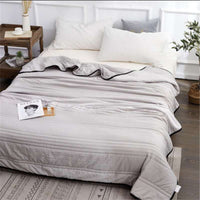 HKM-691603 Summer Cooling Quilt – Breathable Polyester Fiber Air-Conditioning Blanket in Multiple Sizes