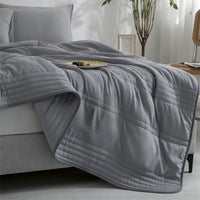HKM-691603 Summer Cooling Quilt – Breathable Polyester Fiber Air-Conditioning Blanket in Multiple Sizes