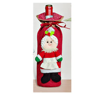 HKM-691667 Christmas-Themed Wine Bottle Cover for Holiday Celebrations, Cloth Material