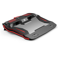 HKM-691731 Notebook Cooling Base for Ultrabooks and Laptops - Black Turbo Fan with Side Streamer Design