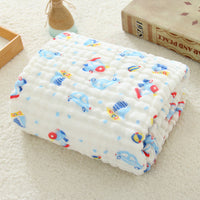 HKM-691795 6-Layer Gauze Baby Bath Towel in Multiple Colors - Soft Cotton for Infants and Toddlers