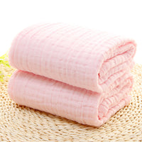 HKM-691795 6-Layer Gauze Baby Bath Towel in Multiple Colors - Soft Cotton for Infants and Toddlers