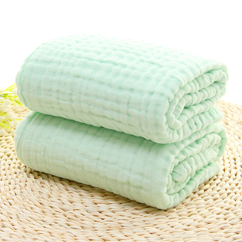 HKM-691795 6-Layer Gauze Baby Bath Towel in Multiple Colors - Soft Cotton for Infants and Toddlers