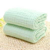 HKM-691795 6-Layer Gauze Baby Bath Towel in Multiple Colors - Soft Cotton for Infants and Toddlers