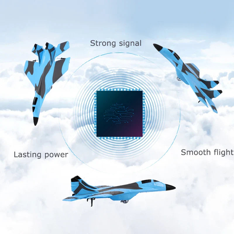 HKM-691795 Remote Control Electric RC Glider Toy, 2.4GHz EPP Foam, 150m Range, Aerial Photography, Beginner Friendly