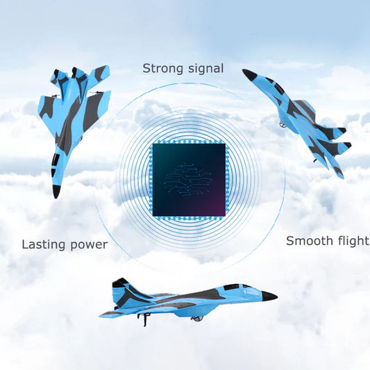 HKM-691795 Remote Control Electric RC Glider Toy, 2.4GHz EPP Foam, 150m Range, Aerial Photography, Beginner Friendly