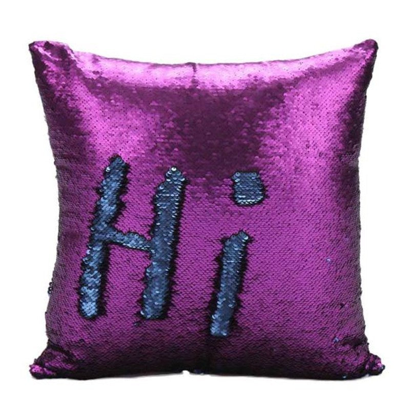 HKM-691923 Mermaid Sequined Pillowcase for Sparkling Home Décor